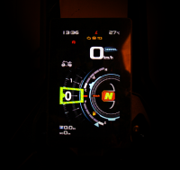 High definition display instrument of VOGE DS800X Rally