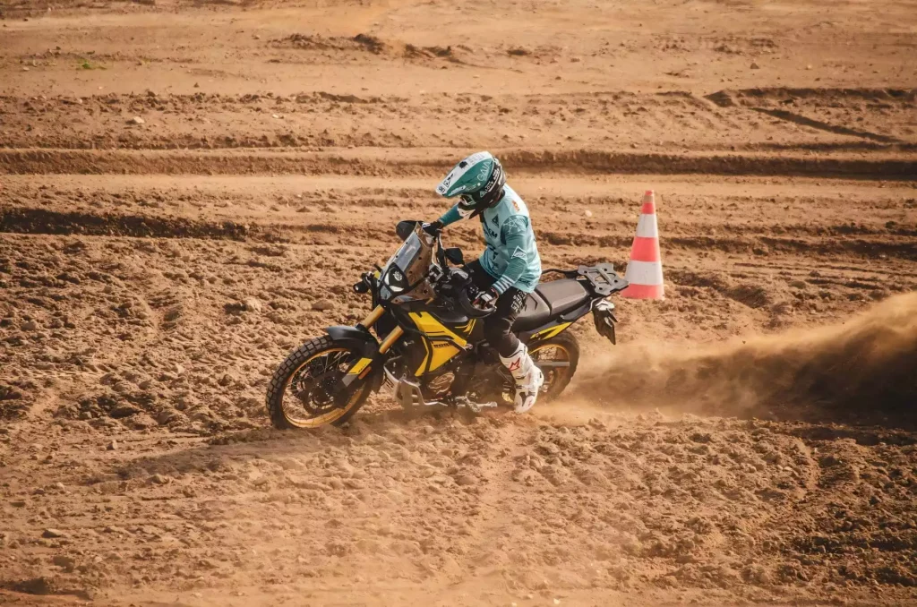 VOGE motorcycle off-road riding